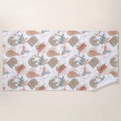 BOHO Ästhetisches Muster A11 Strandtuch (Vorderseite)