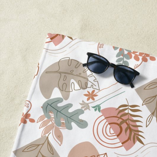 BOHO Ästhetisches Muster A11 Strandtuch (Beispiel)