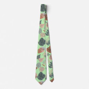 BOHO Ästhetisches Muster A12x4. L Green BG Krawatte