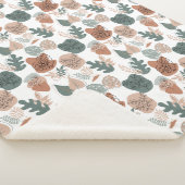 BOHO Ästhetisches Muster A12x4.weiß Sherpadecke (3/4)
