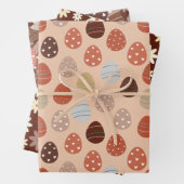 Boho Ästhetisches Osterthema Geschenkpapier Set (Beispiel)