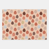 Boho Ästhetisches Osterthema Geschenkpapier Set (Vorderseite)