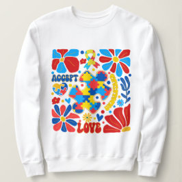 Boho Autismus Bewusstsein Sweatshirt