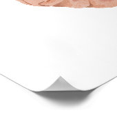 Boho Autumn Baby Dusche Begrüßungszeichen Poster (Ecke)