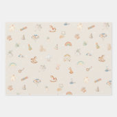 Boho Autumn Baby Shower Geschenkpapier Set (Vorderseite)