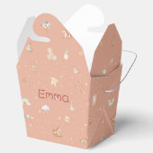 Boho Autumn Babydusche Personalisiert Geschenkschachtel (Geöffnet)