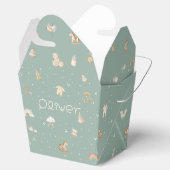 Boho Autumn Babydusche Personalisiert Geschenkschachtel (Geöffnet)