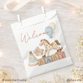 Boho Autumn Babydusche Personalisiert Geschenktütchen