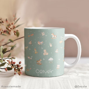 Boho Autumn Babydusche Personalisiert Jumbo-Tasse