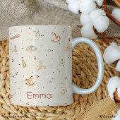 Boho Autumn Babydusche Personalisiert Jumbo-Tasse