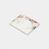 Boho Autumn Blume Tee - Hintergrund Post-it Klebezettel (angewinkelt)