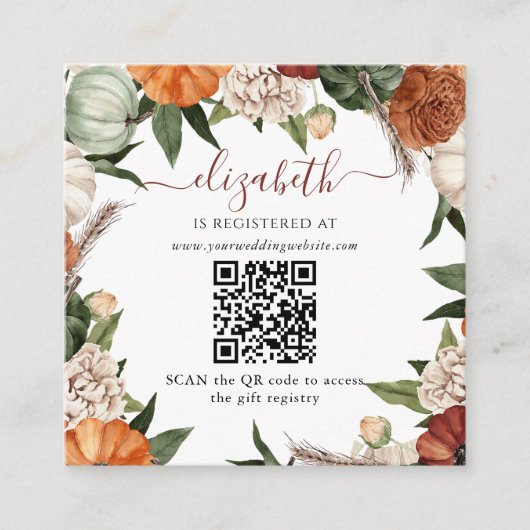 Boho Autumn | BRAUTPARTY Begleitkarte (Vorderseite)