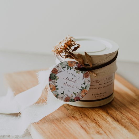 Boho Autumn Brautparty Geschenkanhänger