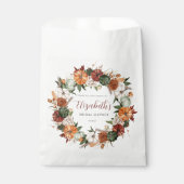 Boho Autumn Brautparty Geschenktütchen (Vorderseite)