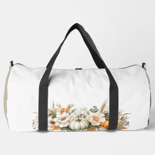 Boho Autumn Floral Arrangement Duffle Bag (Vorderseite)