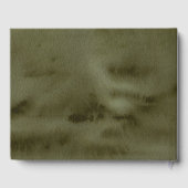 Boho Autumn Floral Wedding Gästebuch (Rückseite)