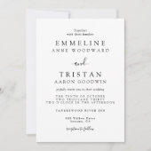 Boho Autumn Foliage | Botanische Hochzeit Einladung (Vorderseite)