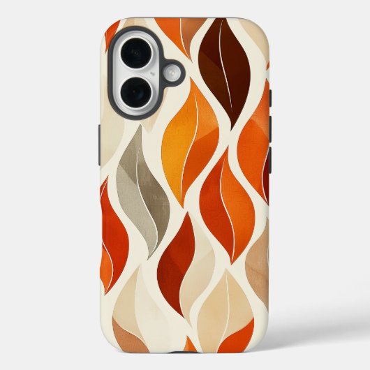 Boho Autumn Leaves TelefonCase Case-Mate iPhone Hülle (Rückseite)