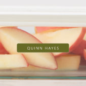 Boho Autumn Name Labels Etiketten (Befestigt)