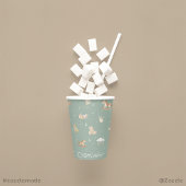 Boho Autumn Personalisiert Baby Dusche Paper Cup Pappbecher