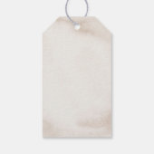 Boho Autumn Pumpkin Dusche Vielen Dank Geschenkanhänger (Rückseite)