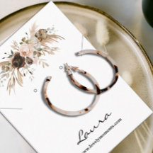 Boho Autumn Pumpkin Study Earring