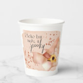 Boho Autumn Quote Pappbecher (Vorderseite)