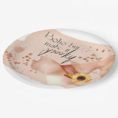 Boho Autumn Quote Pappteller (Schrägansicht)