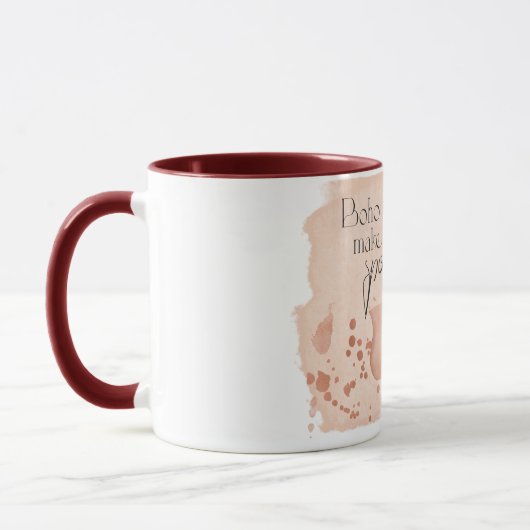 Boho Autumn Quote Tasse (Links)
