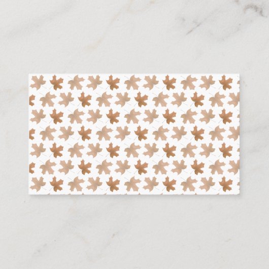 Boho Autumn Raffle Ticket Brautparty Card (Rückseite)