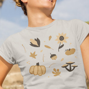 Boho Autumn-Themed Tri-Blend Shirt