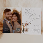 Boho Autumn Wildblume | Bekanntmachung der Entwick Einladung