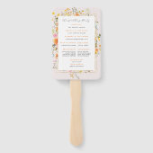 Boho Autumn Wildblume | Blumenzwiebelprogramm Fächer (Rückseite)