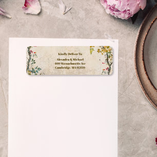 Boho Autumn Wildblume Botanical Wedding