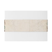 Boho Autumn Wildblume Botanical Wedding Einladungsbanderole (Rückseitenbeispiel)