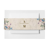 Boho Autumn Wildblume Botanical Wedding Einladungsbanderole (Vorderseite Beispiel)