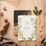 Boho Autumn Wildblume | Botanische Hochzeit Einladung<br><div class="desc">Rustikal getrocknetes Gras, Blätter und Vintag getrocknete gepresste Wildblumen. Weiche grüne Blätter, Rostkupfer-Akzente und florale Erdtöne verleihen der Palette ein natürliches und Bio Gefühl. Während neutraler Champagner und Weiß eine Touch von Eleganz und Eleganz schaffen. Geröllte Töne behielt das Aussehen minimal - ​ perfekt für Outdoor Boho-, Woodsy- und Herbst-Gartenveranstaltungen....</div>