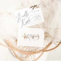 Boho Autumn Wildblume Horizontal Menü-UAWG