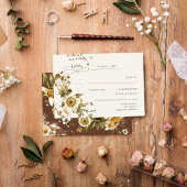 Boho Autumn Wildblume | Terracotta Wedding RSVP