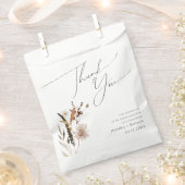 Boho Autumn Wildblume | Vielen Dank Geschenktütchen (Ausgeschnitten)