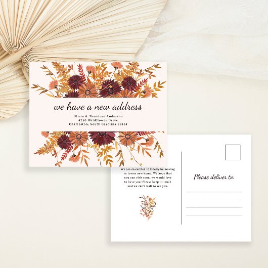 Boho Autumn Wildblumen | Ankündigung der Beförderu