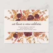 Boho Autumn Wildblumen | Ankündigung der Beförderu (Vorderseite)