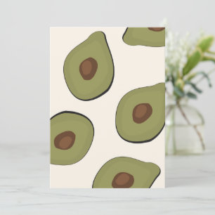 Boho Avocado Muster Tropical Summer Print