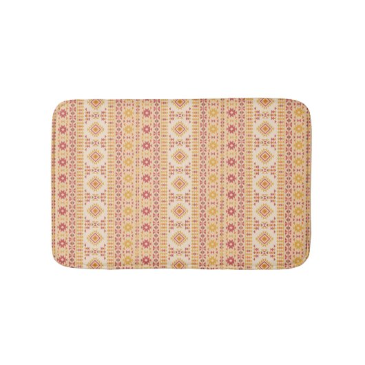 Boho Aztec Mudcloth Badematte (Vorderseite)