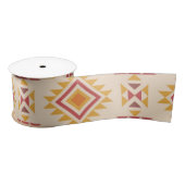 Boho Aztec Mudcloth Satinband (Spule)