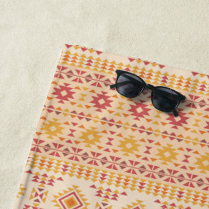 Boho Aztec Mudcloth Strandtuch