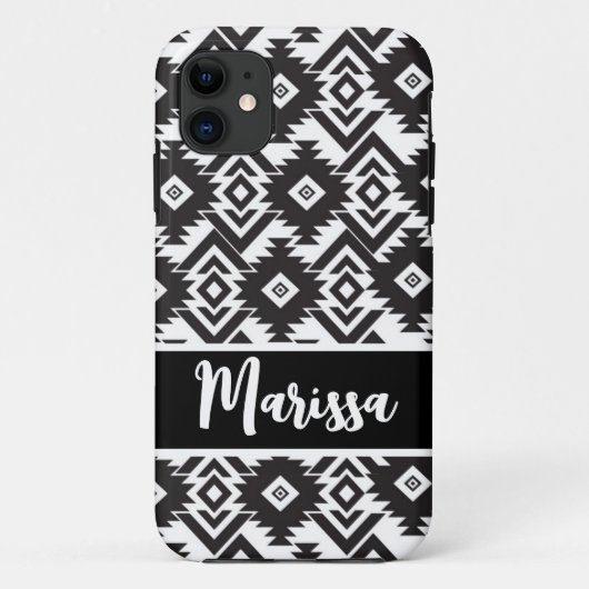 Boho Aztec Personalisierte Telefonabdeckung, alle  Case-Mate iPhone Hülle (Rückseite)