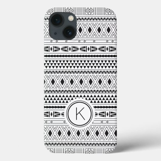 Boho Aztec Tribal Muster Case-Mate iPhone Hülle (Rückseite)