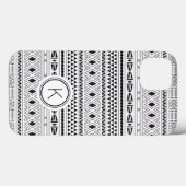 Boho Aztec Tribal Muster Case-Mate iPhone Hülle (Rückseite (Horizontal))