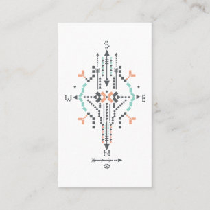 *~* Boho aztekisches Stammes- gebürtiges Visitenkarte